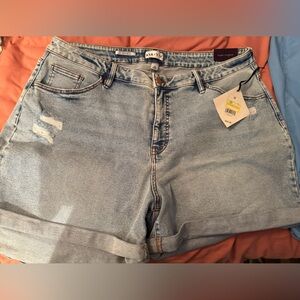 Ava & Viv Women's Classic Blue Jean Shorts